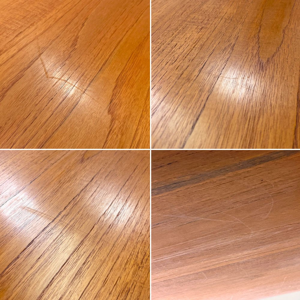 日田工芸 Hita Craft チーク 無垢集成材 伊勢丹オリジナル ダイニングテーブル 角脚 ジャパンビンテージ W165cm ●