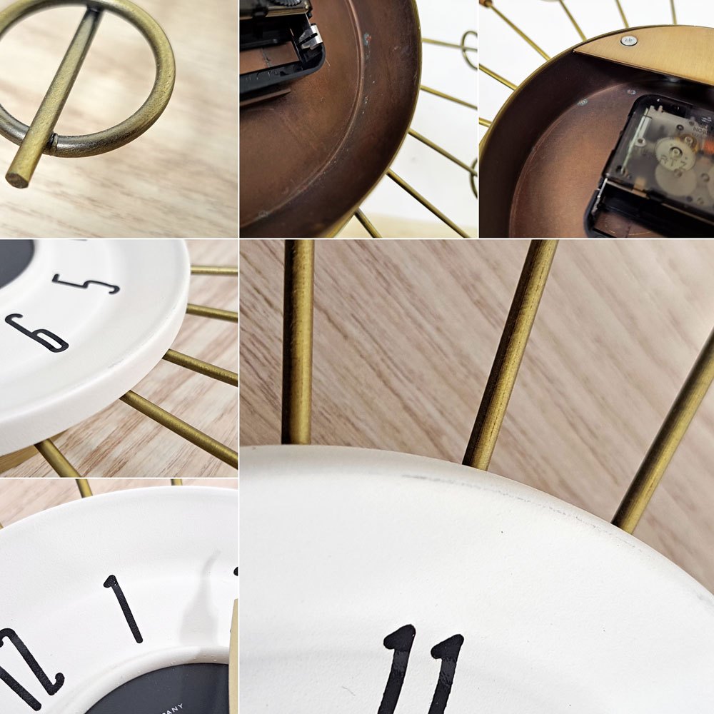 アクメファニチャー ACME Furniture マシュークロック MATHEW CLOCK 壁掛け時計 ウォールクロック オーク材×スチール ミッドセンチュリーデザイン ●