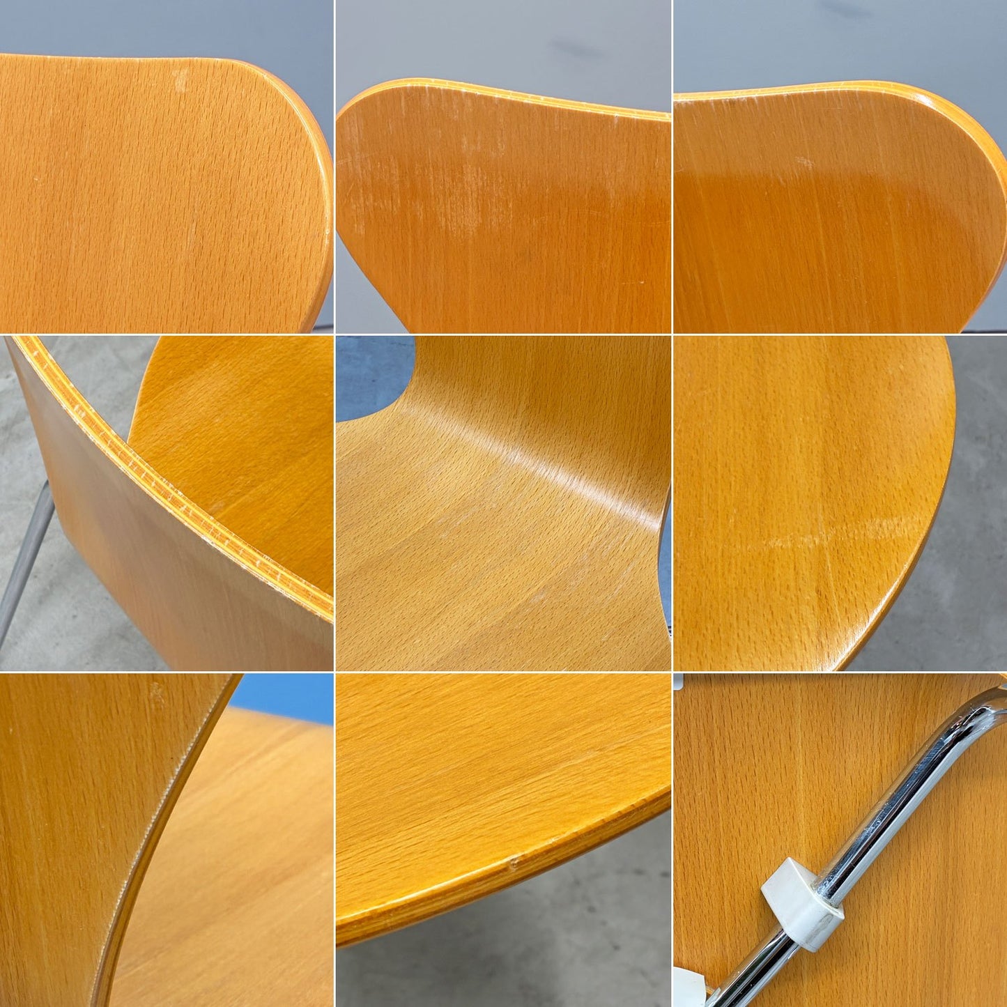 フリッツハンセン Fritz Hansen セブンチェア Seven Chair アルネヤコブセン Arne Jacobsen ナチュラル ビーチ材 北欧家具 B ◎