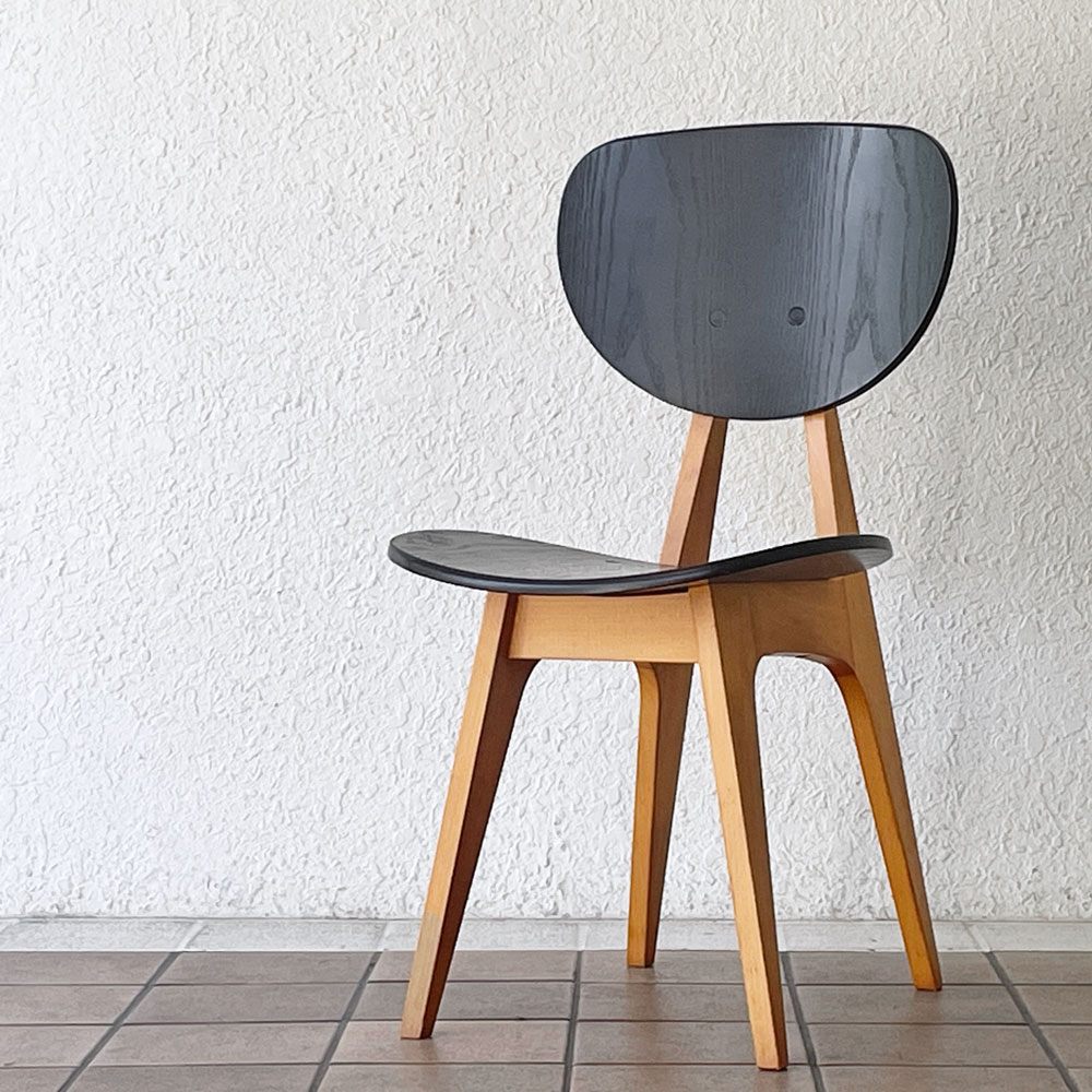 イデー IDEE ダイニングチェア DINING CHAIR ブラック 板座 長大作 ジャパニーズモダン 廃番カラー 希少 ◇ – TOKYO  RECYCLE imption