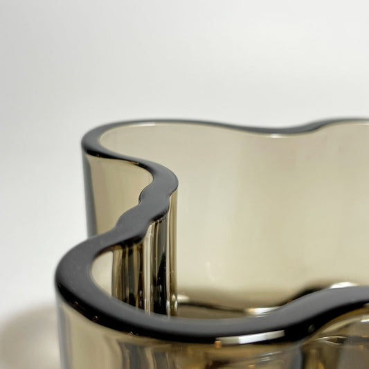 イッタラ iittala アルヴァ・アアルトコレクション Alvar Aalto Collection キャンドルホルダー 55mm サンド 箱付 廃番 北欧雑貨 ★