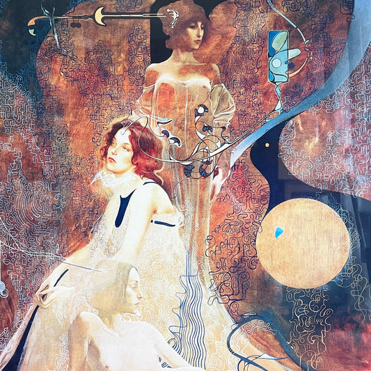 スヴェトラーナ・ヴァリュエヴァ Svetlana V. Valueva No.11 文字 シルクスクリーン 額あり 208/250 アートコレクション ■