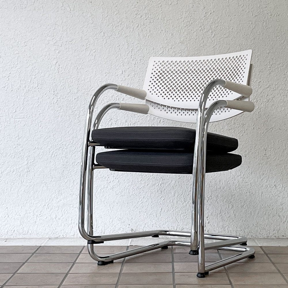 ヴィトラ vitra ビザビ2 Visavis2 アームチェア デスクチェア カンティレバー アントニオ・チッテリオ A ◇