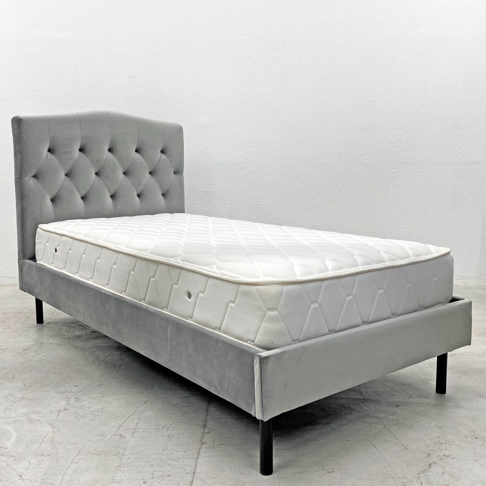 Francfranc ブリッサ シングルベッドフレーム グレー ブリッサ ベッド クラウン シングル グレー | Francfranc（フラン