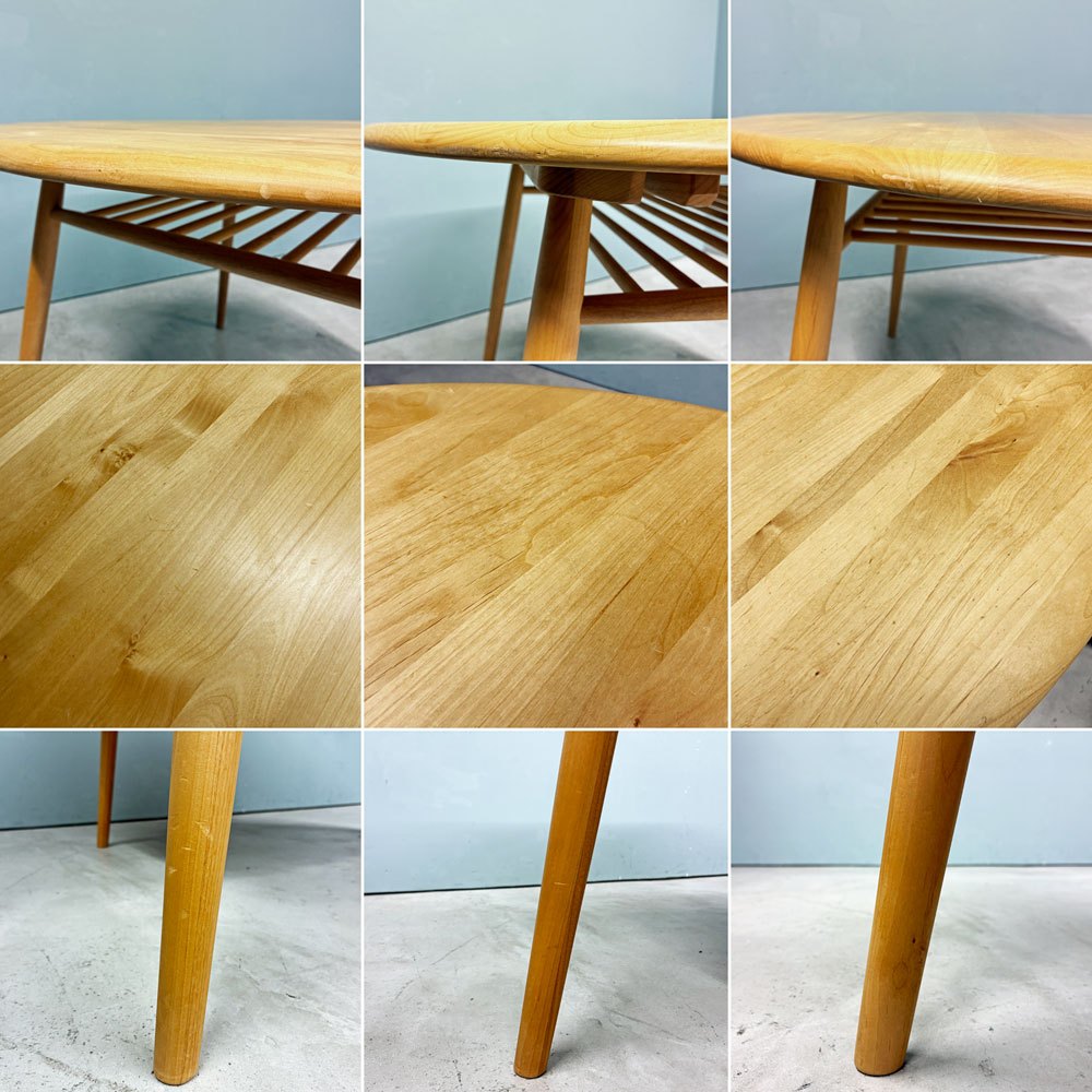 モモナチュラル MOMO Natural モチャ MOCHA 1100 TABLE サークルテーブル ダイニングテーブル アルダー材 W110cm 定価¥88,000- ◎