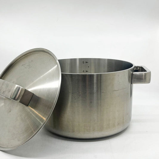 ハックマン Hackman ツールズ Tools キャセロール ステンレス 両手鍋 蓋付き 三層構造 BJORN DAHLSTROM フィンランド 22cm 5.0L ●