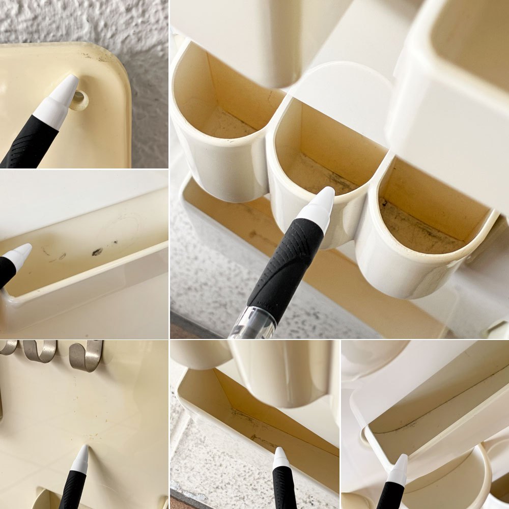 ヴィトラ vitra ウーテンシロ1 Uten.Silo 1 ホワイト 壁掛け収納 ウォールシェルフ インゴ・マウラー & ドロシー・ベッカー ミッドセンチュリー スペースエイジ ◇