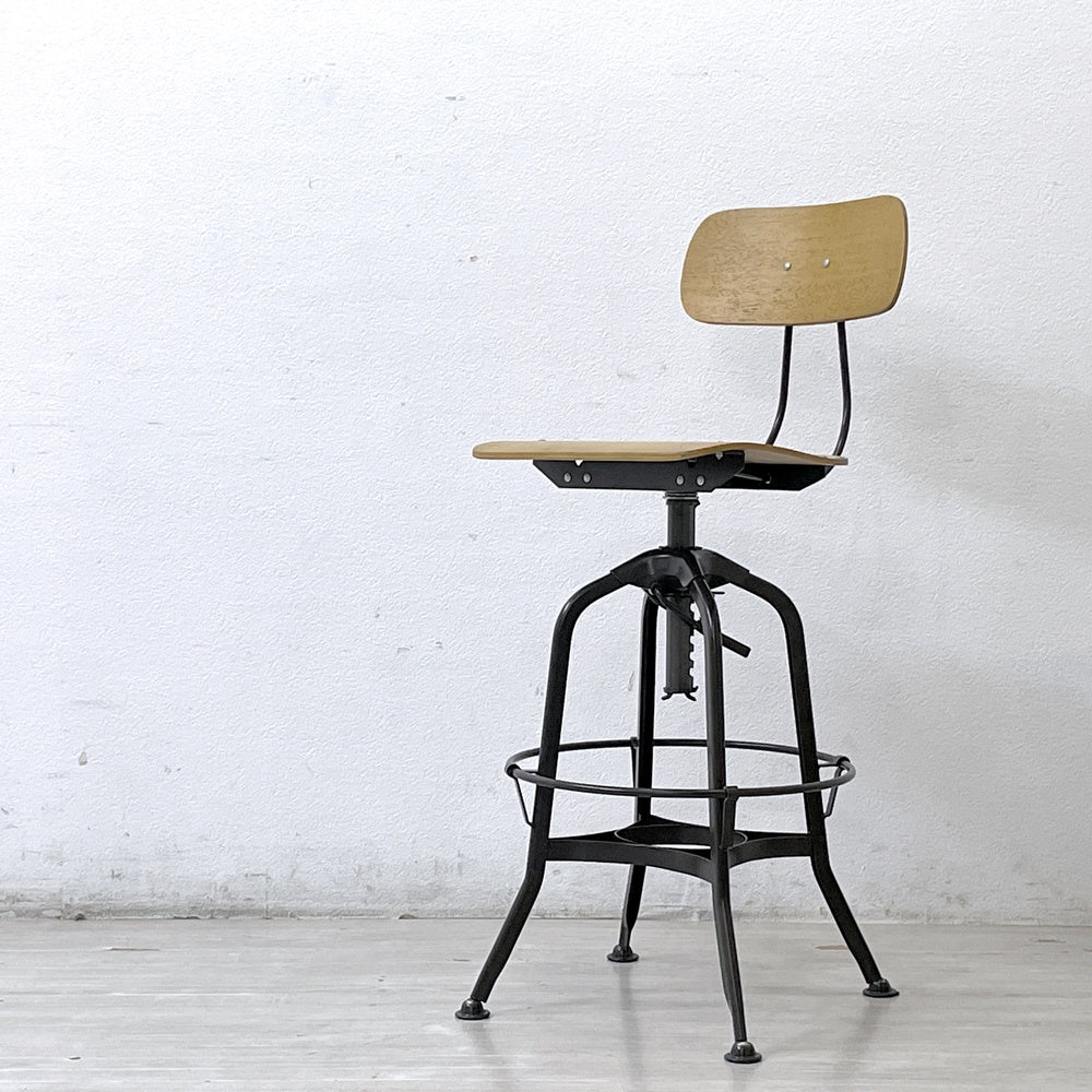 関家具トレドⅡ チェア スウィベル スツール ロー スツール