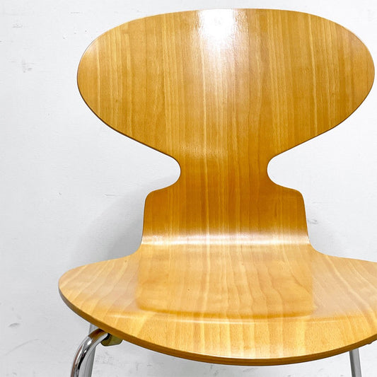 フリッツハンセン Fritz Hansen 3101 アリンコチェア アントチェア 4本脚 ナチュラルビーチ ラッカー仕上げ アルネ・ヤコブセン D ●