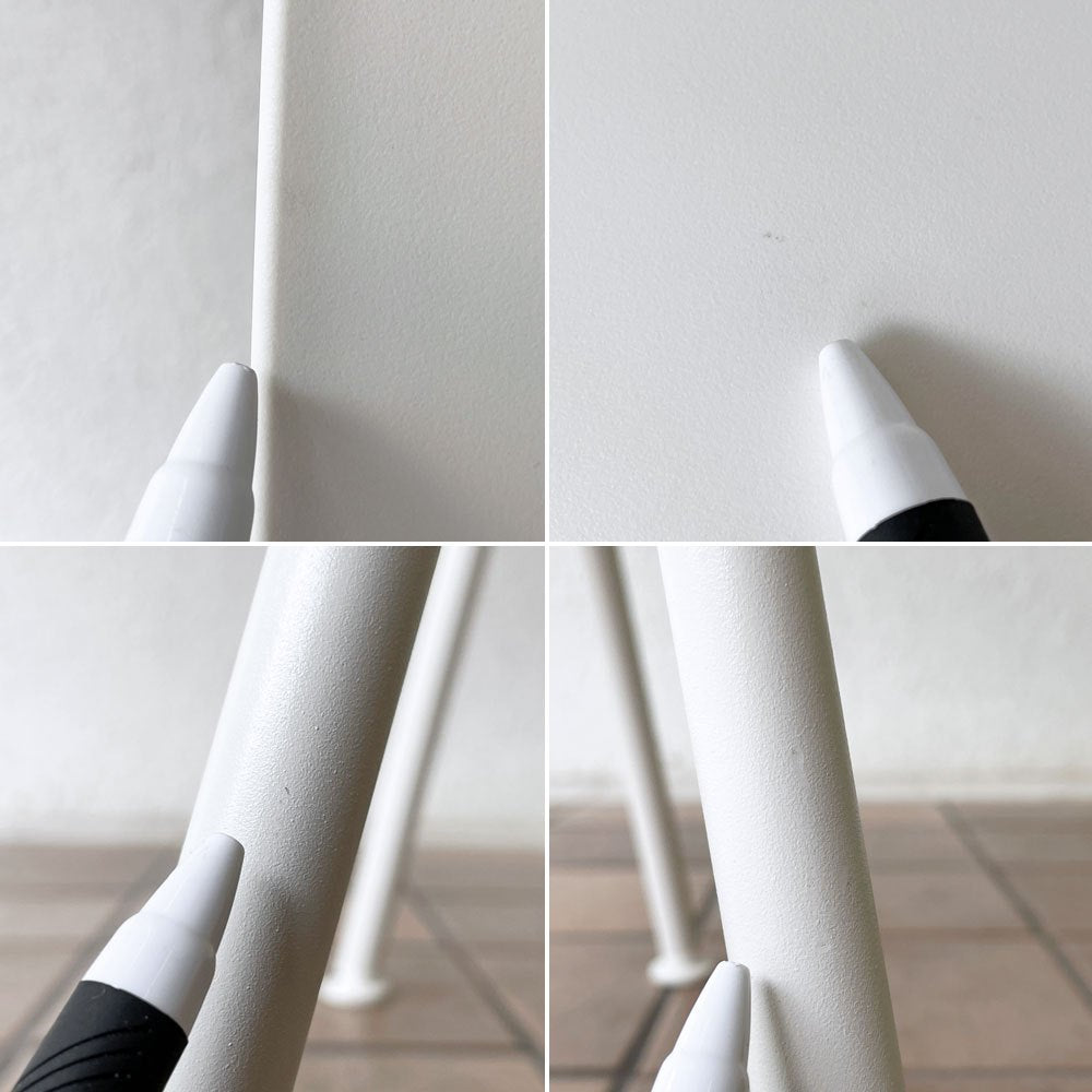ヴィトラ vitra ハル チューブ HAL Tube サイドチェア ダイニングチェア ホワイト パウダーコート 屋外使用可 ジャスパー・モリソン ◇