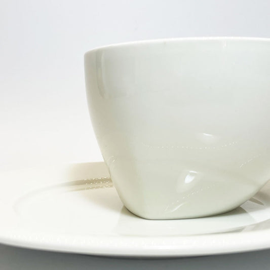 イッタラ iittala エゴ Ego コーヒーカップ&ソーサー C&S ホワイト ステファン・リンドフォース Stefan Lindfors フィンランド 北欧食器 廃盤 ★