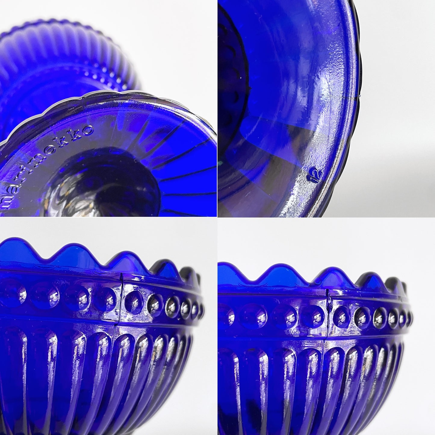 イッタラ iittala マリメッコ marimekko マリスコーリ Mariskooli マリボウル ターコイズブルー Lサイズ H15cm 北欧食器 箱付 ■