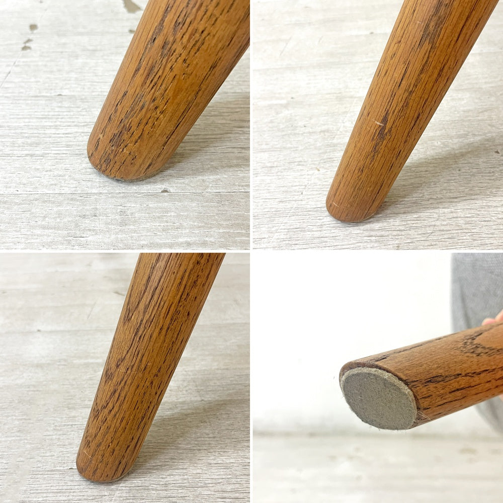モモナチュラル Momo Natural モールドラウンドチェア MOLD ROUND M-ROUND CHAIR EM ダイニングチェア 回転式 オーク材 カバーリング仕様 定価¥49,000- ●