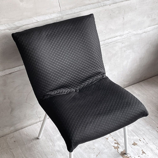 リーンロゼ ligneroset ロゼカラン ROSET Calin steel leg ダイニングチェア ブラック×ホワイト キルティング スチールレッグ パスカル ムールグ フランス B ♪