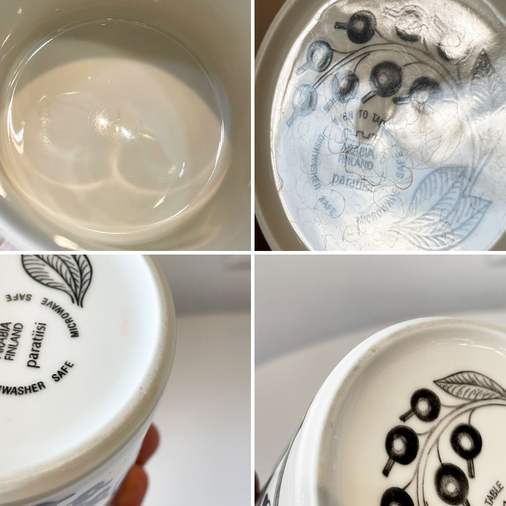 アラビア ARABIA パラティッシ PARATIISI マグカップ 350ml カラー 旧ロゴ 北欧食器 ◎