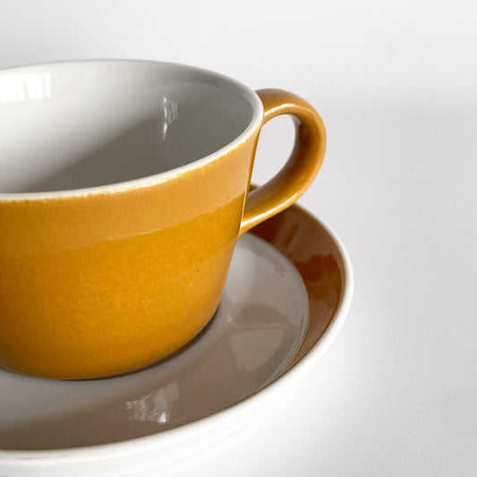 アラビア ARABIA アプリクーシ Aprikoosi コーヒーカップ&ソーサー C&S カーリナ・アホ Kaarina Aho 60~70年代 北欧食器 北欧ビンテージ ■