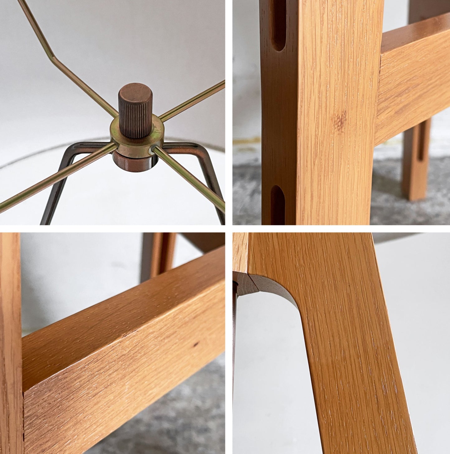 ワイスワイス WISE WISE アキ AKI CM-701 フロアランプ フロアスタンド 照明 ナラ材 シェード社外品 ■