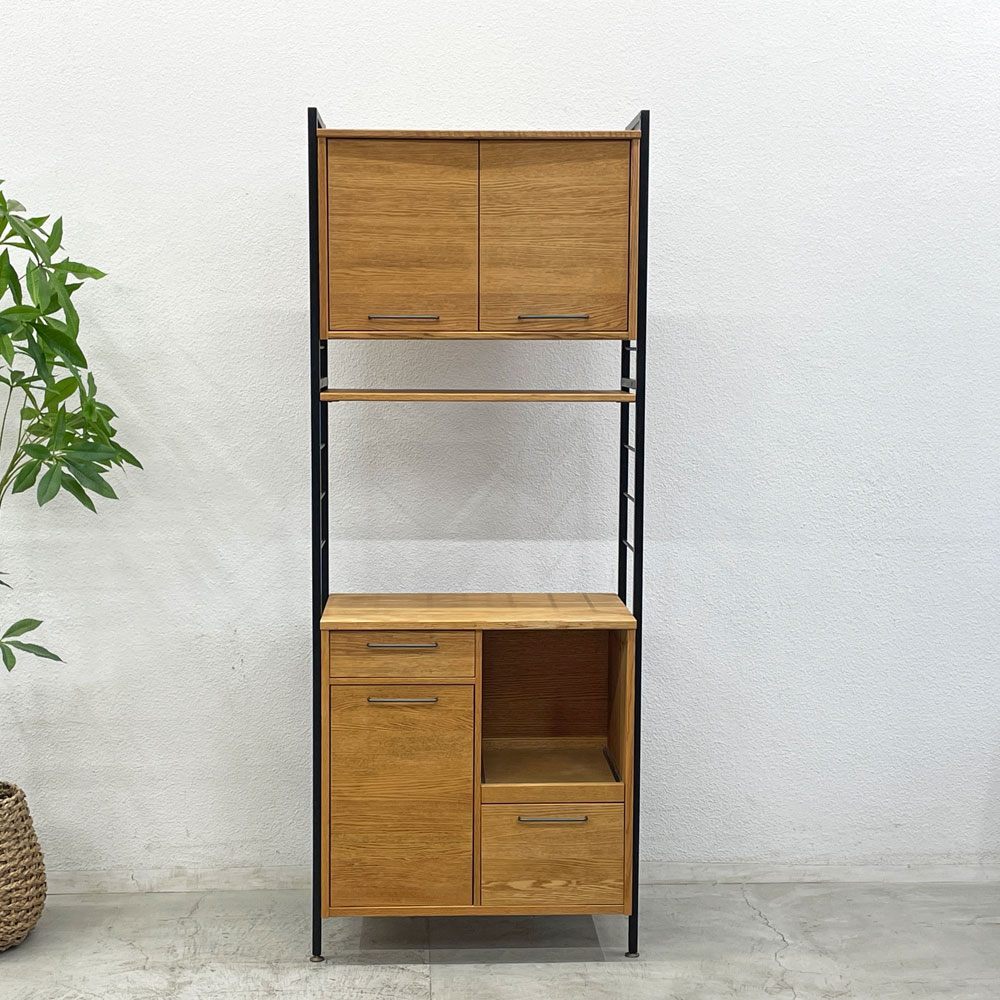 モモナチュラル Momo natural ユニット キッチンボード UNIT KD BOARD オーク材 STEEL PROP 現行品 〓