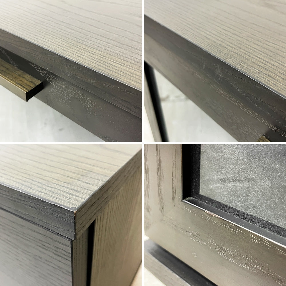 アクタス ACTUS エフビー FB オーク材 AVボード TVボード W105 フラップ扉 抽斗1杯 仕切り板 ナチュラルモダン ●