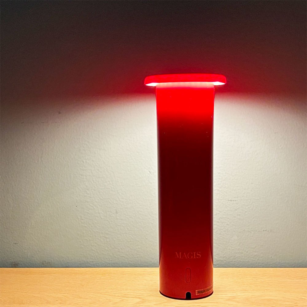マジス MAGIS ブーケ Bouquet ポータブルランプ フラワーベース ボルドー 内蔵型LED 調光可 箱付 ブロリアート・トラヴェルソ 定価¥39,600- 未使用品 ◎