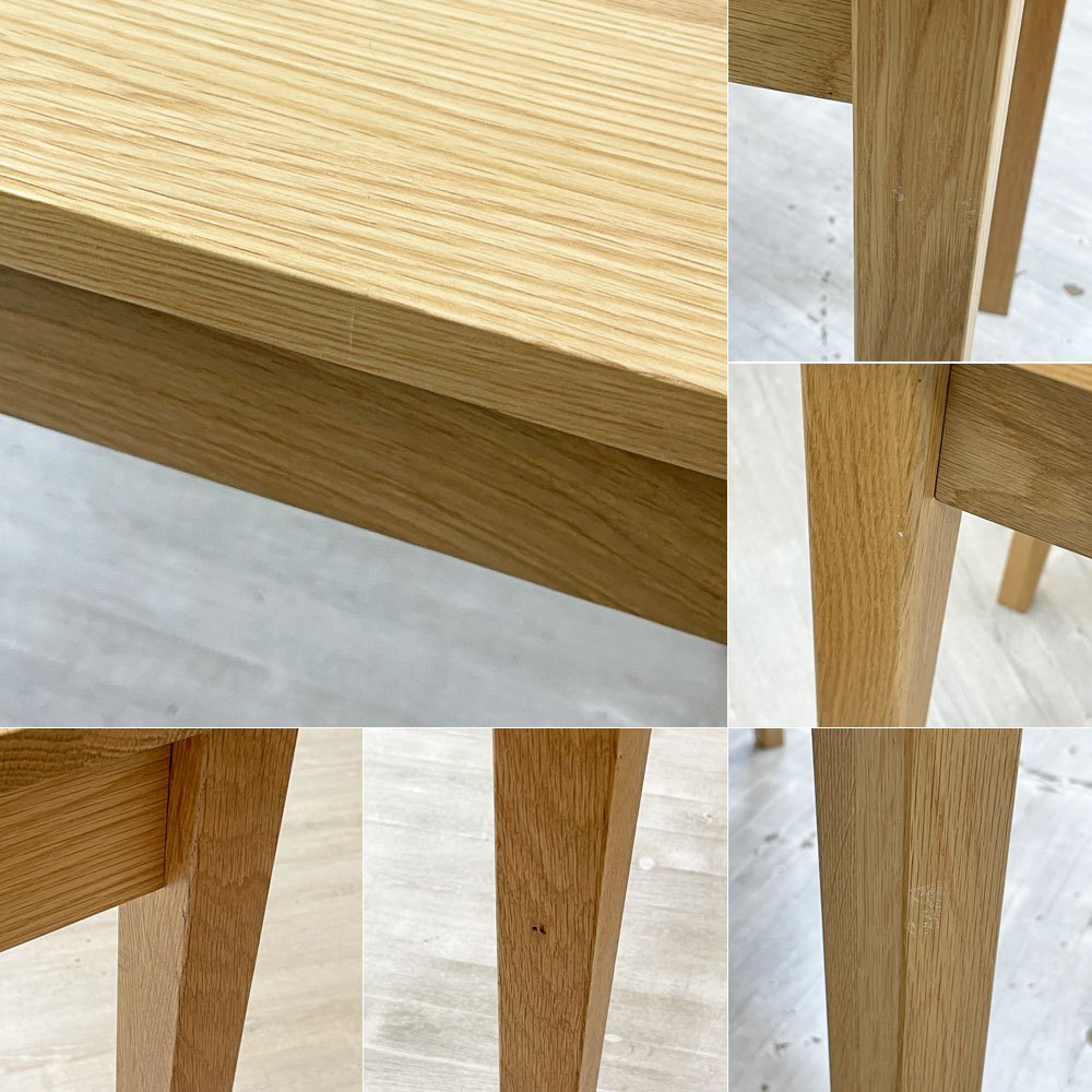 無印良品 MUJI タモ無垢材 パーソナルデスク 2ドロワー ワークテーブル ナチュラル ●