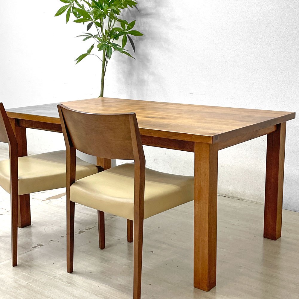 ウッドユウライクカンパニー WOOD YOULIKE COMPANY ベイシックテーブル BASIC TABLE 30T I型 ダイニングテーブル ウォールナット無垢材 W140cm ●