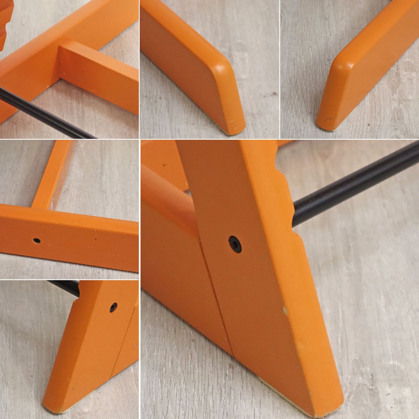 ストッケ STOKKE トリップトラップ TRIPP TRAPP ベビーチェア キッズチェア オレンジ S/N4~ ノルウェー 北欧家具 ●