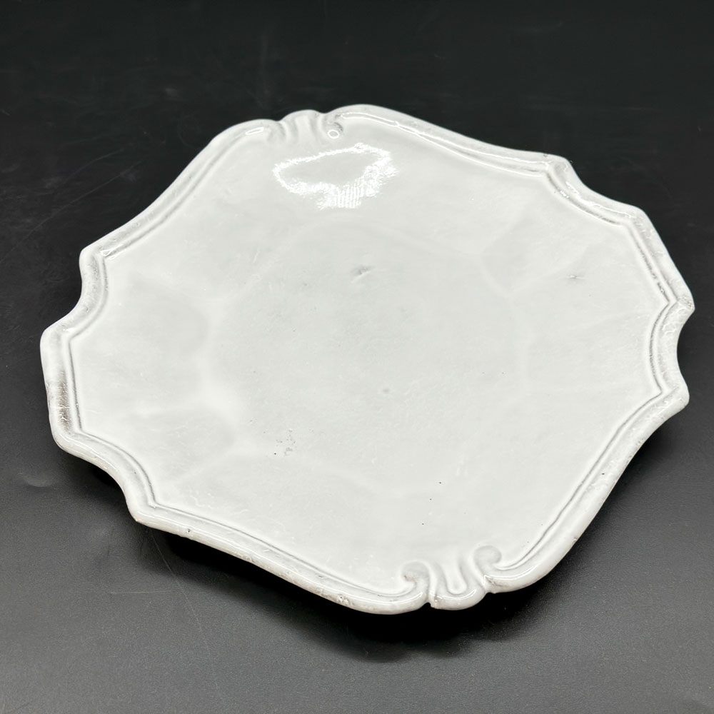 アスティエ・ド・ヴィラット Astier de Villatte レジェンス REGENCE ディナープレート W19cm フランス A ○ –  TOKYO RECYCLE imption