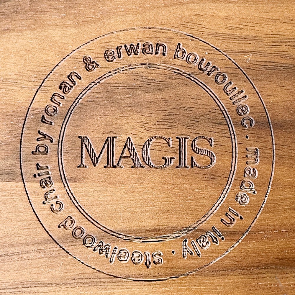 マジス Magis スティールウッドチェア Steelwood Chair ブラック × ウォールナット ロナン&エルワン・ブルレック ◇