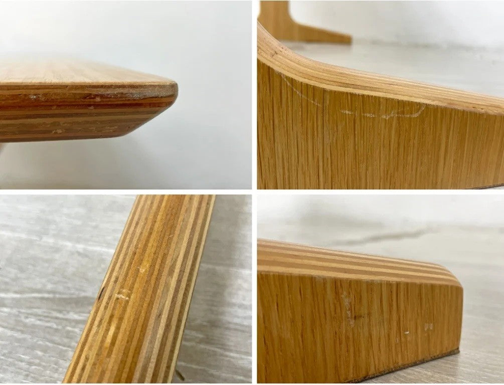 無印良品 MUJI リビングでもダイニングでもつかえる ダイニングテーブル オーク材 W130cm ナチュラル シンプルデザイン 定価¥34,900- A ●