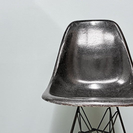 ハーマンミラー Herman Miller サイドシェルチェア セカンド 2nd FRP ブラック エッフェルベース イームズ ビンテージ ミッドセンチュリー ◎