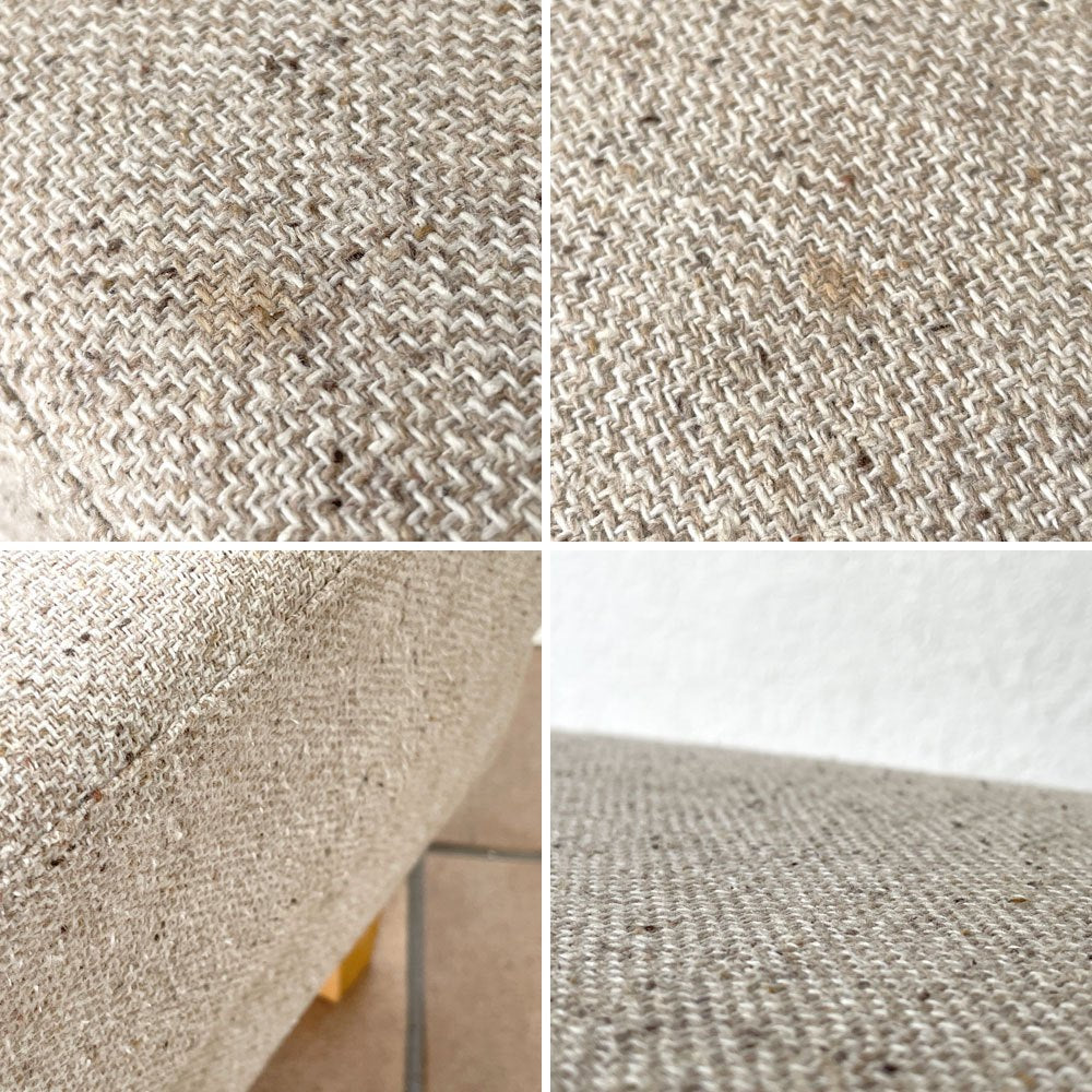 モモナチュラル MOMO Natural オットマン ファブリック カバーリング アルダー材 H35cm ◇