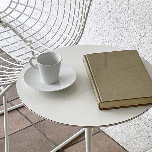 ノル ノール Knoll サーリネンコレクション チューリップ サイドテーブル Φ41cm ホワイトラミネート エーロ・サーリネン 定価209,000円 ◇