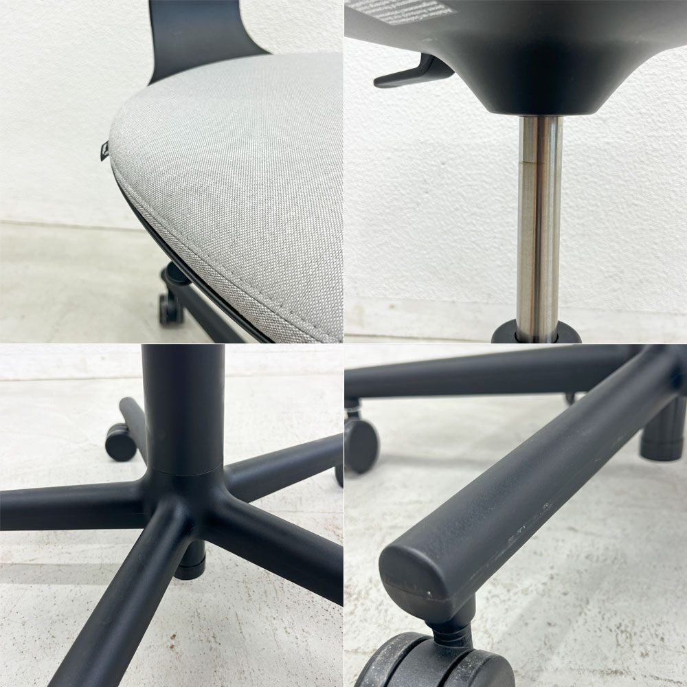 ヴィトラ vitra ルーキー Rookie デスクチェア キャスターチェア コンスタンチン・グルチッチ グレー系ファブリッック 定価¥66,000 〓