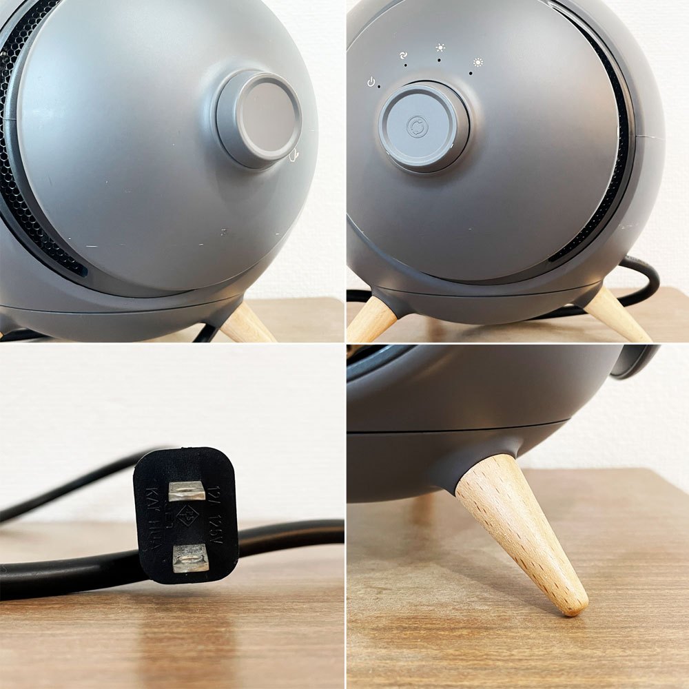 ニコメ nikome マルコ MARUKO セラミックファンヒーター コンパクトヒーター 把手付 W25.5 チャコールグレー ミニマルデザイン ◎
