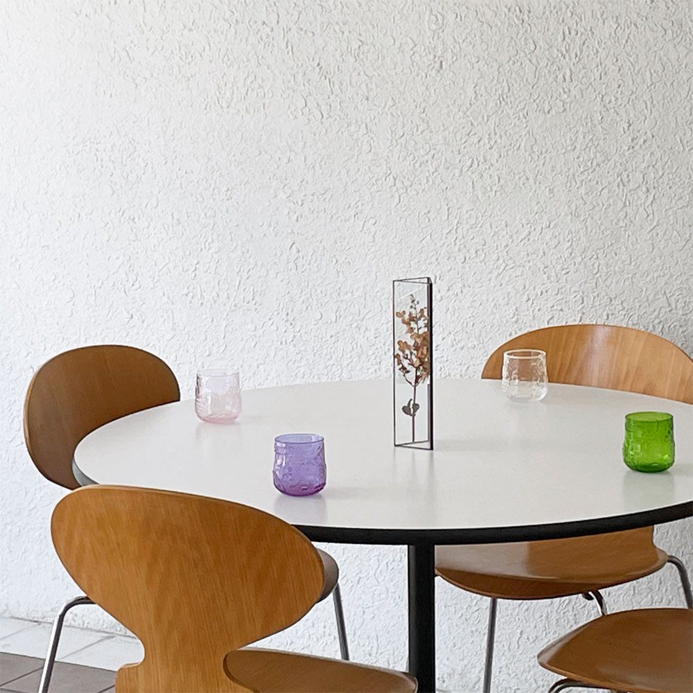 ハーマンミラー Herman Miller コントラクトテーブル ラウンドテーブル W106.5×H70cm ダイニングテーブル イームズ ミッドセンチュリーデザイン ◇