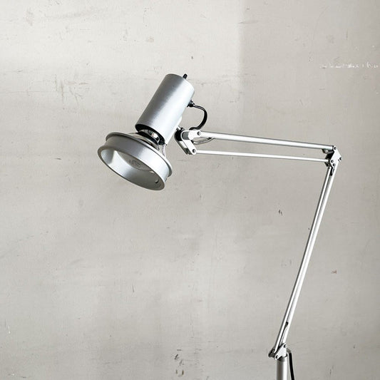 無印良品 MUJI アルミ デスクライト フロアスタンド フロア用スタンド付き キャリア社 モダンデザイン 廃番 希少 ■