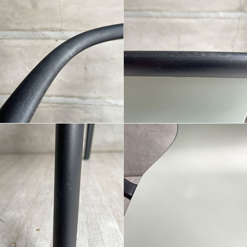 ヴィトラ Vitra Belleville Chair ベルヴィル アームチェア スタッキング ロナン & エルワン・ブルレック ポリアミド モスグレー 2脚セット ♪