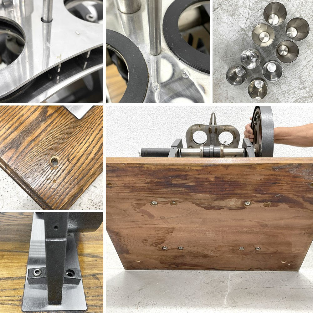 ビンテージ ハンドクランク カクテルミキサー HAND CRANK COCKTAIL MIXER シェイクマシン シェーカー 攪拌機 〓