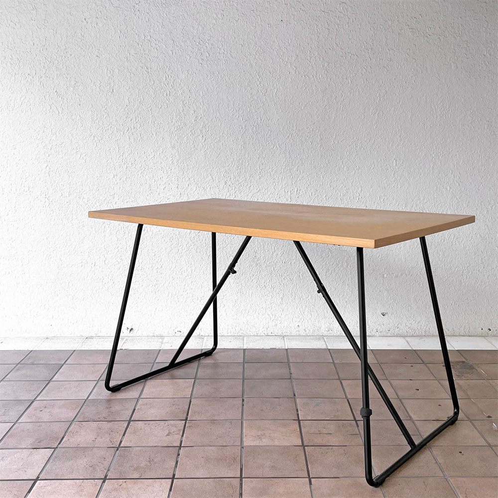 無印良品　MUJI 折りたたみテーブル　120 オーク　ダイニングテーブル 無印良品 折りたたみテーブル 幅120cm オーク材 無印良品 折りたたみ