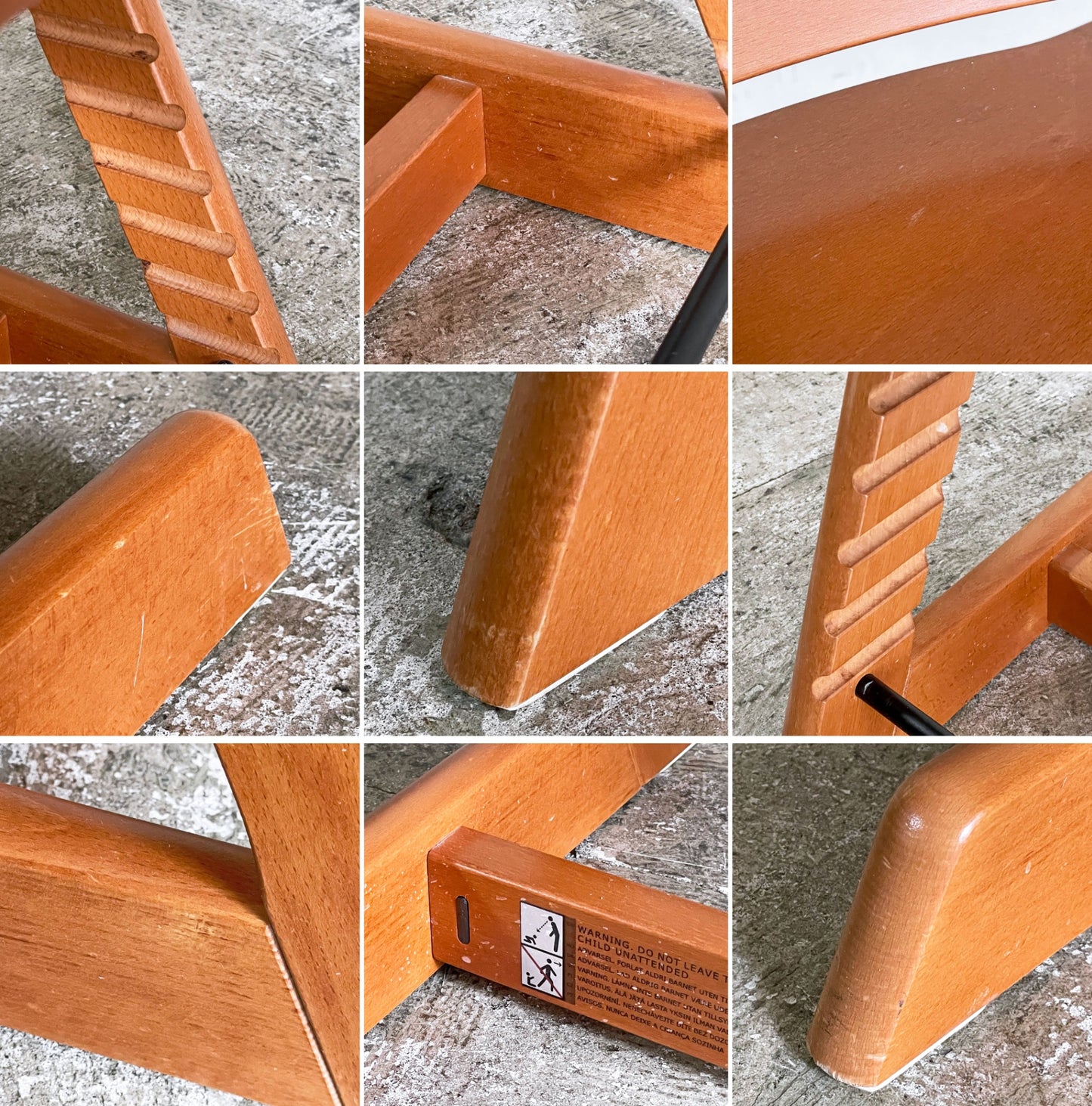 ストッケ STOKKE トリップトラップ TRIPP TRAPP ベビーチェア キッズチェア チェリー S/N3~ ノルウェー 北欧家具 ■