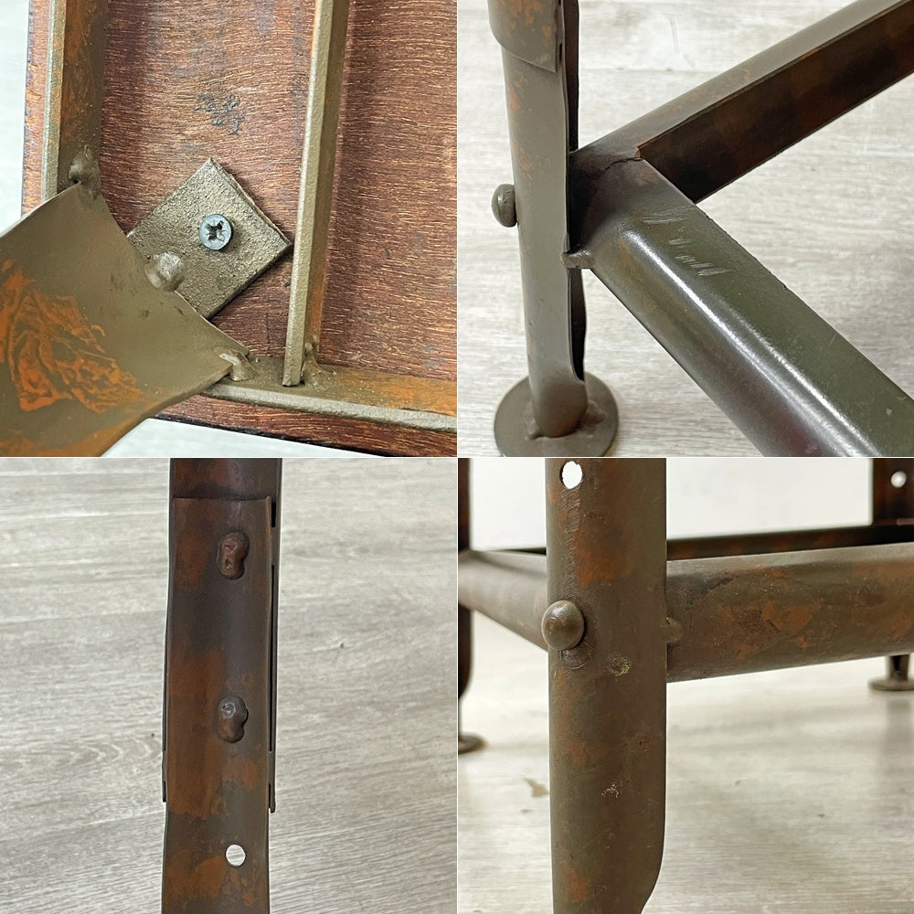 ジャーナルスタンダードファニチャー journal standard Furniture 無垢材×アイアン ダイニングチェア インダストリアルデザイン A●