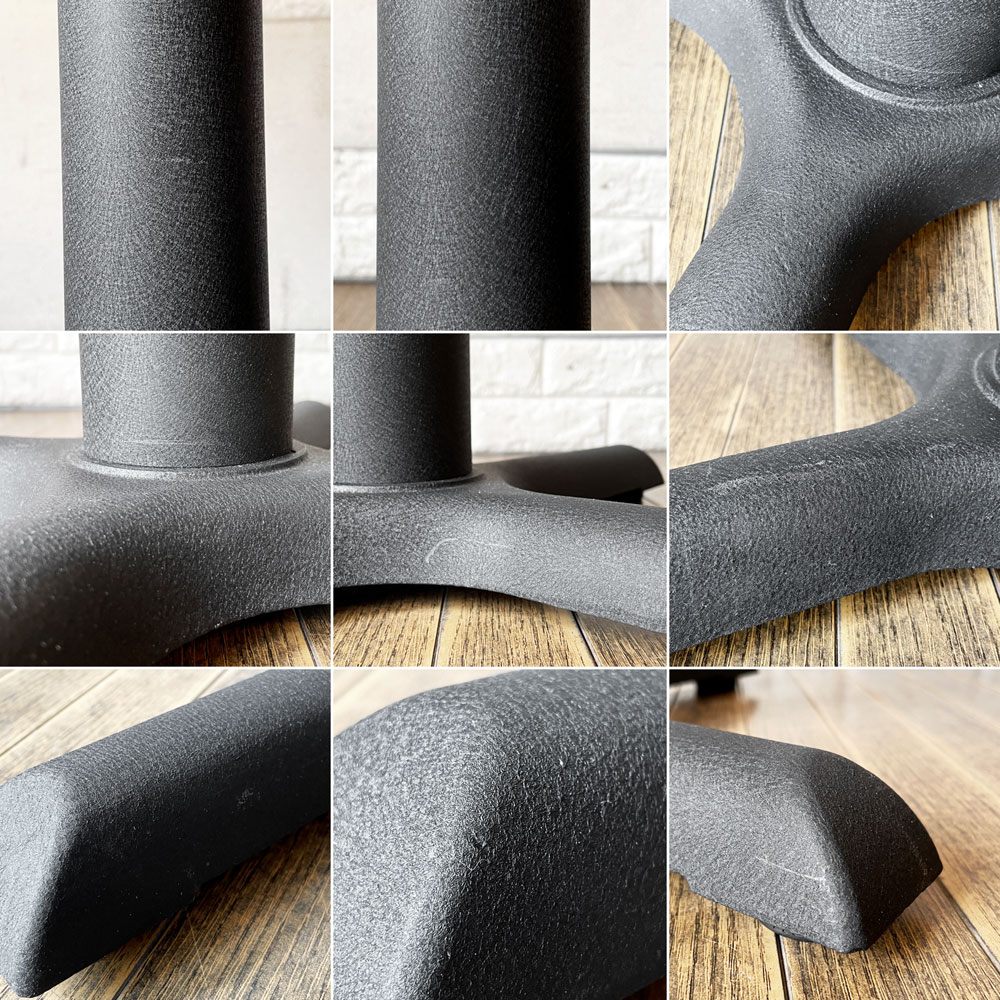イデア IDEA カフェテーブル ブナ材天板 ウォールナット色 NA 60×60cm Original + 鉄脚 311A BK 合計定価¥23,700- ◎