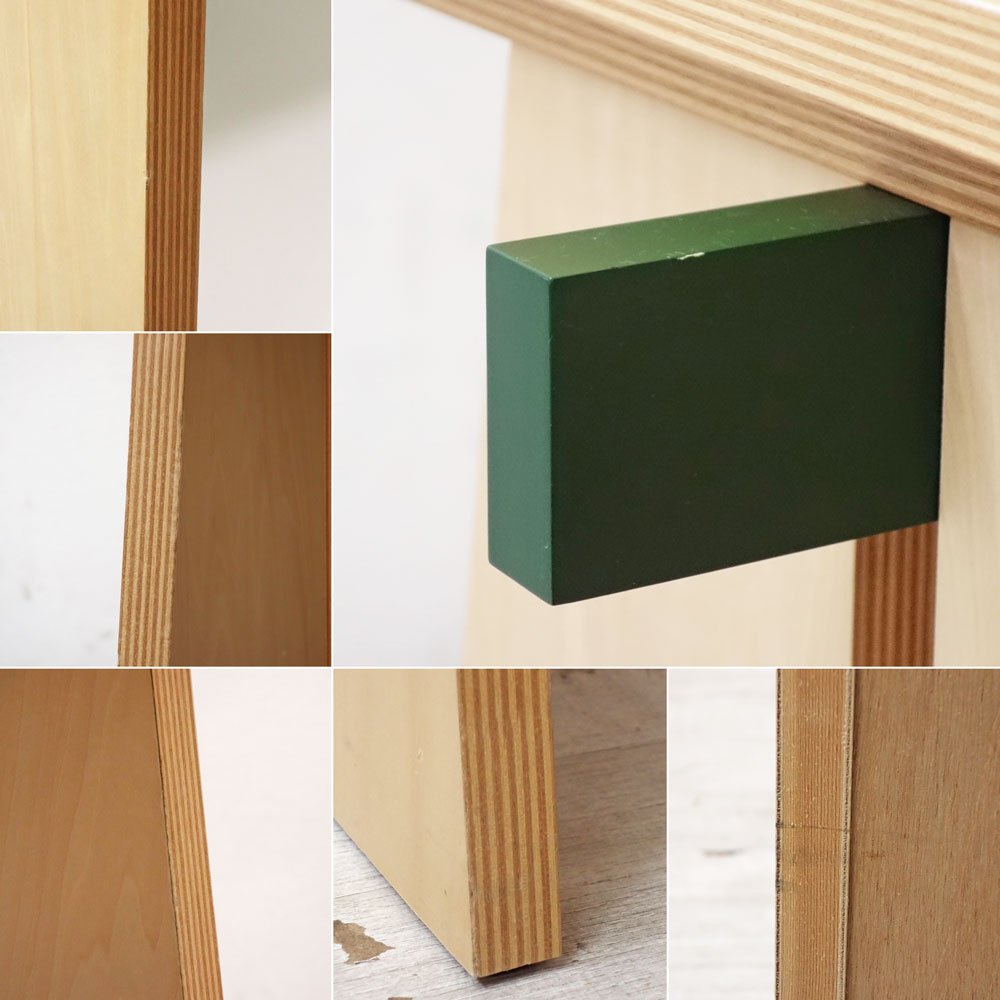 リビングハウス LIVING HOUSE オコモリ OKOMORI デスク プラウウッド ナチュラルテイスト 廃番品 ●