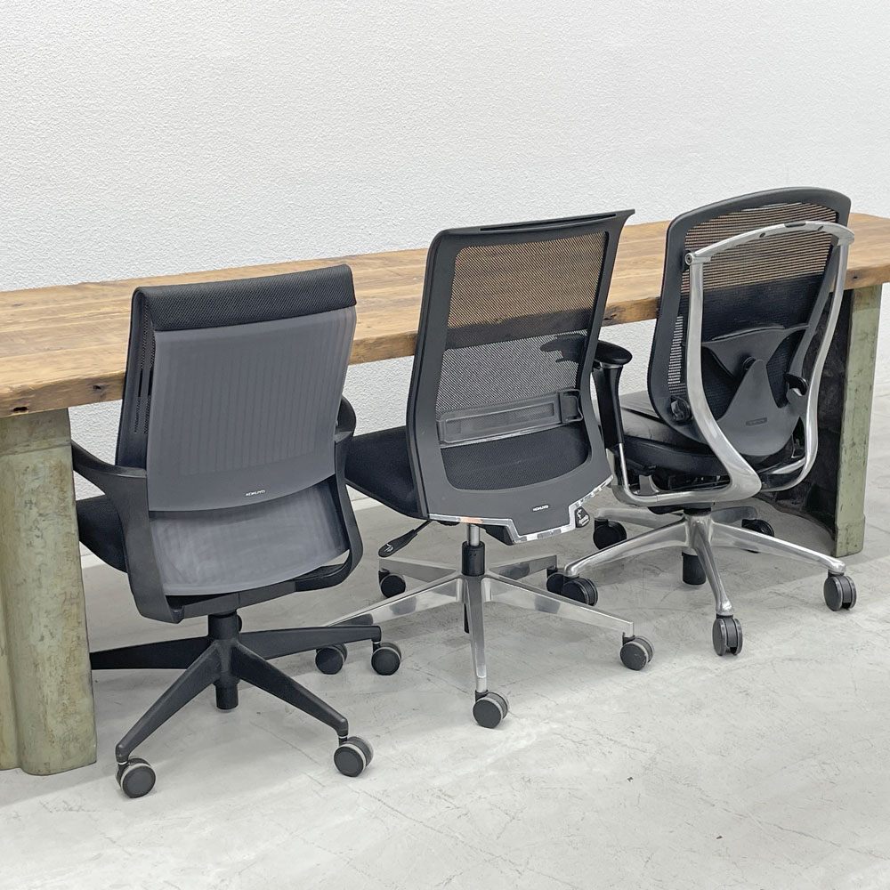 ビンテージスタイル Vintage Style 無垢古材×鋳物脚 ダイニングテーブル ワークテーブル W300cm 店舗什器 インダストリアル 〓