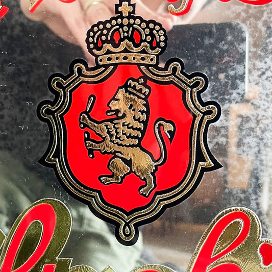 ストローズビール Stroh's beer パブミラー ウォールミラー 壁掛け鏡 ウッドフレーム 米国 ビンテージ ■
