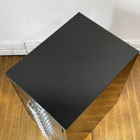 ビスレー BISLEY ベーシック BASICシリーズ BA3/10 A3 キャビネット デスクワゴン 抽斗10杯 ブラック オフィス家具 英国 ◎