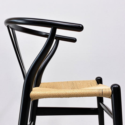 カールハンセン&サン Carl Hansen & Son CH24 Yチェア ブラックラッカー ビーチ材 ペーパーコード ハンス・J・ウェグナー デンマーク 北欧家具 ◎