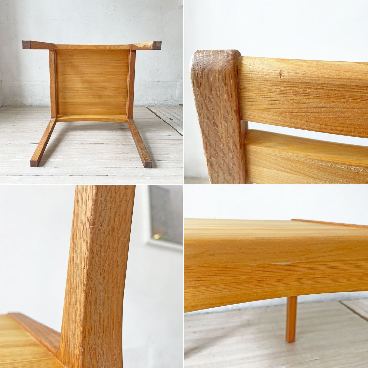 ワイス・ワイス WISE・WISE モロツカ MOROTSUKA サイドチェア Side chair 小泉 誠 クヌギ×ヒノキ 檜 宮崎県諸塚村 A ★