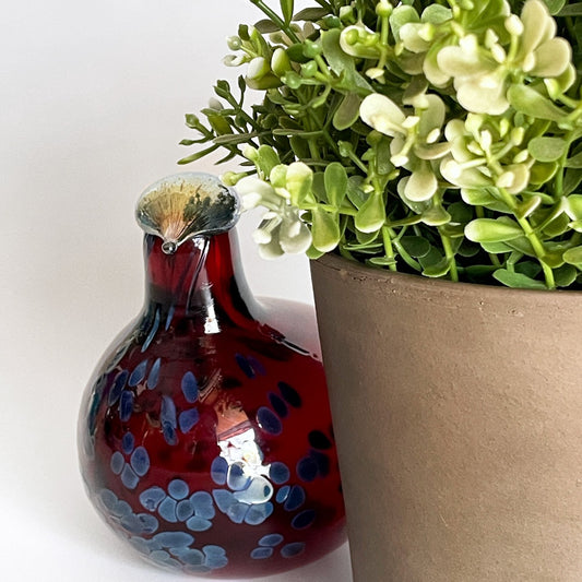 イッタラ iittala バーズバイトイッカ Birds by Toikka ルビーバード Ruby Bird コマドリ クランベリー フィギュリン オイバ・トイッカ Oiva Toikka イッタラバード 北欧雑貨 箱付 ■